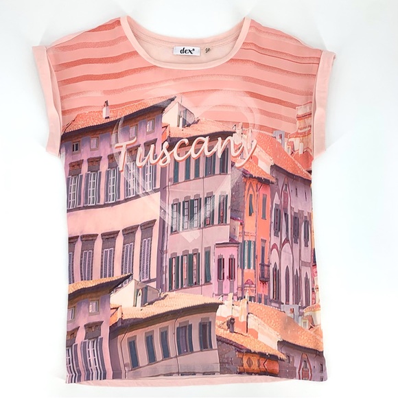 2/$20 Dex Girl's Satin Front Cotton Back Short Sleeve Graphic T-Shirt, XL (14) - Picture 3 of 16